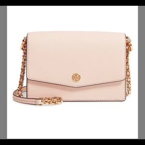 Tory Burch Robinson convertible shoulder bag.